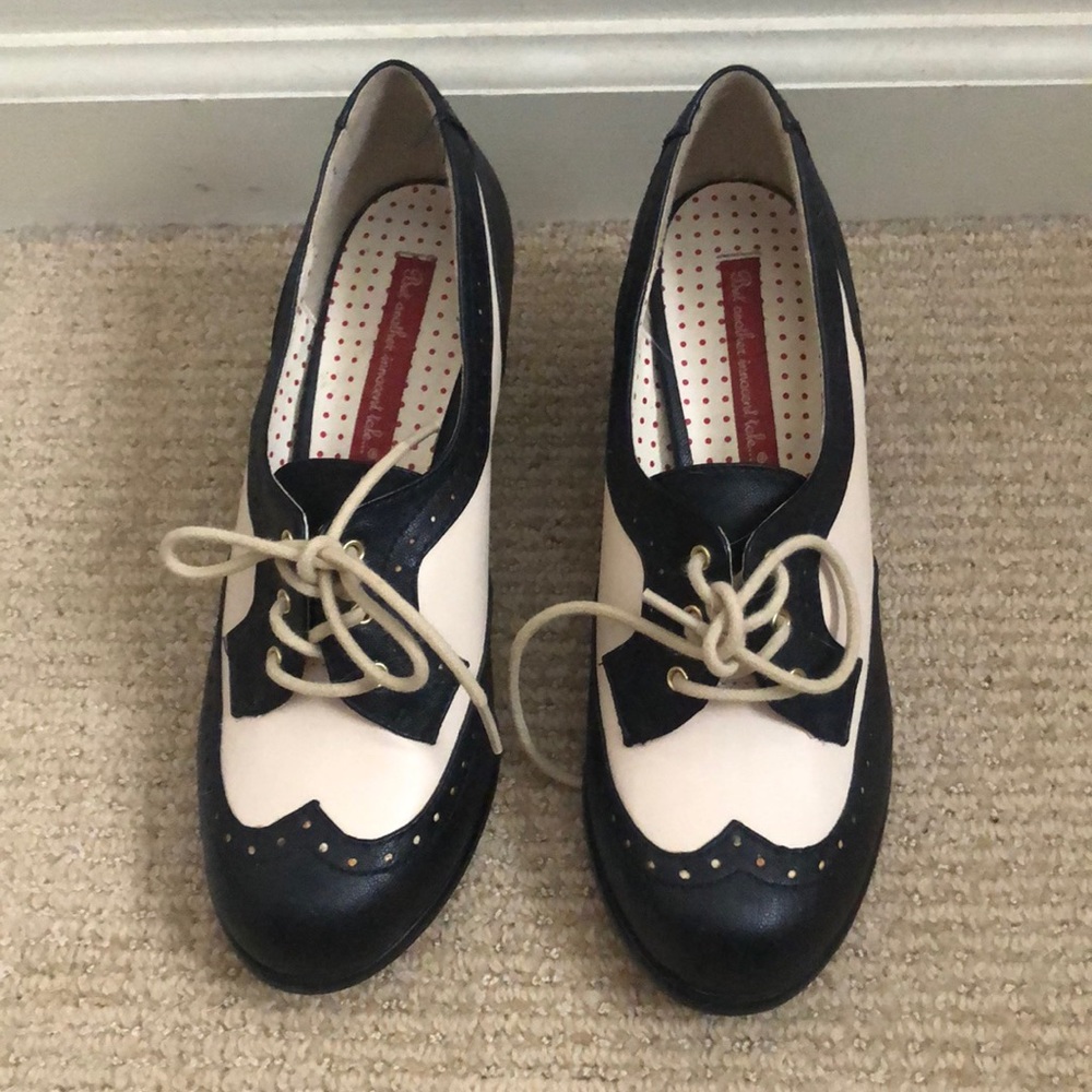 Heeled Oxfords